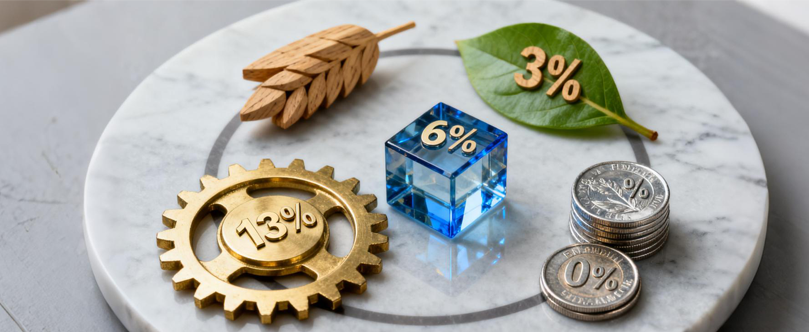 最新增值税税率表及一般纳税人认定标准